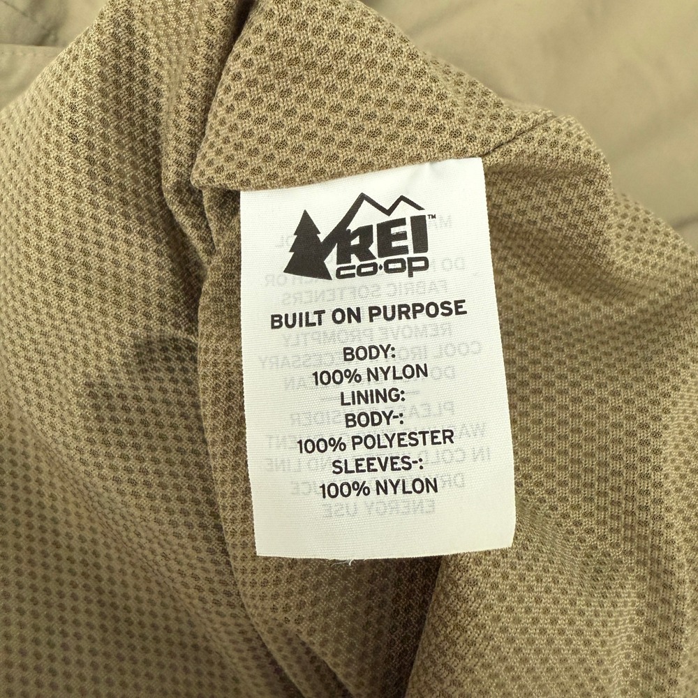 REI Co Op Women's Hooded Anorak Jacket Khaki Green Size XS Built on Purpose - Picture 5 of 10